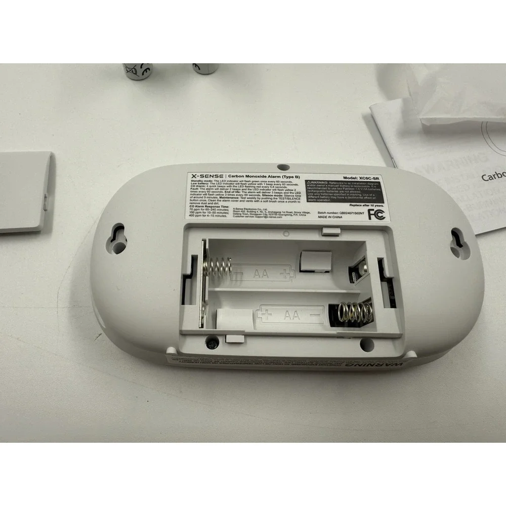 X Sense‎ Carbon Monozide Detector Replaceable Battery Powered